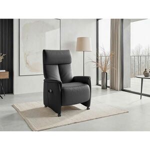 Sit & More RELAXAČNÉ KRESLO, koža, čierna vyobraziť