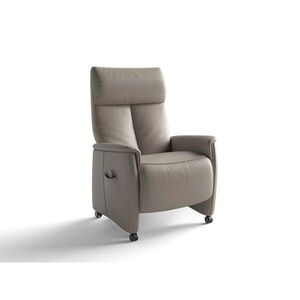 Sit & More RELAXAČNÉ KRESLO, koža, sivá vyobraziť
