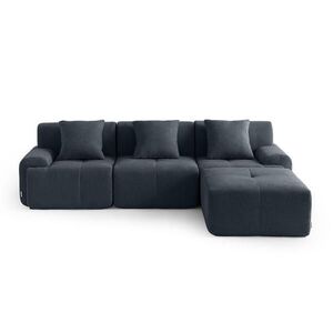 MILYsofa ROHOVÁ sedačka chenille modrosivá vyobraziť