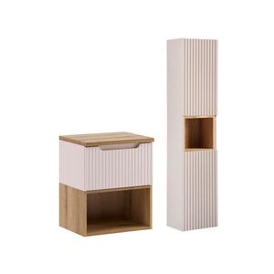 Petits-meubles KÚPEĽŇOVÝ NÁBYTOK 50.4cm Riva 2-dielna súprava Kašmír vyobraziť