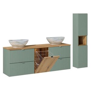 Petits-meubles KÚPEĽŇOVÝ NÁBYTOK 160.4cm Jade 2-dielna súprava Zelená vyobraziť