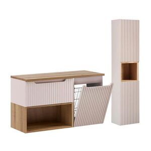 Petits-meubles KÚPEĽŇOVÝ NÁBYTOK 100.4cm Riva 2-dielna súprava Kašmír vyobraziť