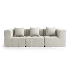 MILYsofa 3-MIESTNA pohovka bouclé tkanina krémovo béžová vyobraziť