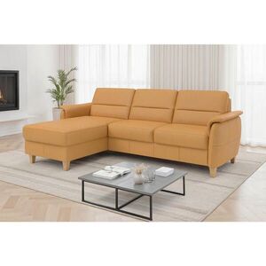 Sit & More ROHOVÁ SEDAČKA, koža, kari žltá vyobraziť