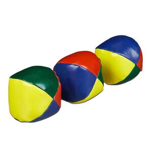 Relaxdays LOPTIČKY Viacfarebné 3-ks-set vinyl 6 cm vyobraziť