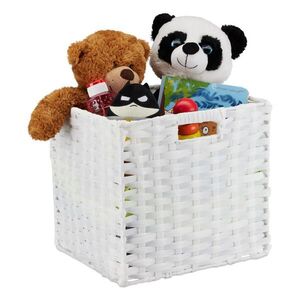 Relaxdays KÔŠ Biely skladací plast vyobraziť