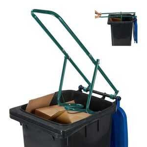 Relaxdays ZHUŠŤOVAČ Zelený oceľový ručný 95 cm vyobraziť
