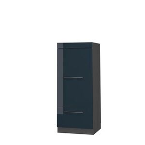 Vicco VYSOKÁ SKRIŇA Fame-Line, Tmavo modrá vysoký lesk/antracitová, 60 cm vyobraziť