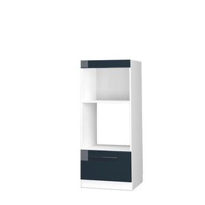 Vicco SKRINKA DO MIKROVLNKY Fame-Line Tmavo modrá vysoký lesk 60 cm OTVORENÉ vyobraziť