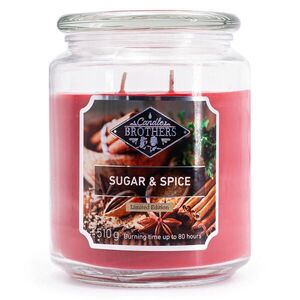 VOŇAVÁ SVIEČKA Viacfarebná Sugar & Spice sklo 100 h vyobraziť