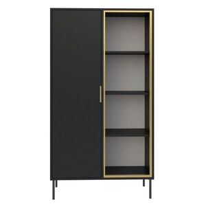Selsey VITRÍNA Vena čierna 90 cm vyobraziť