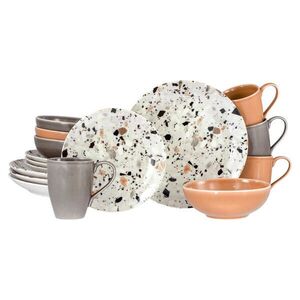 Creatable KOMBINOVANÝ SERVIS Terrazzo Mix 16-dielne vyobraziť