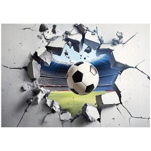 Wallarena FOTOTAPETA do chlapčenskej izby 3D efekt futbal 350x250 vyobraziť