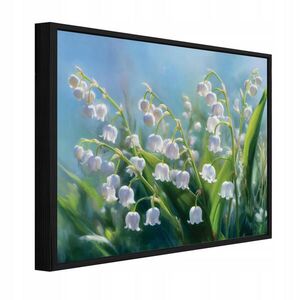 Wallarena ZARÁMOVANÉ obrazy kvety príroda zelená 120x80 cm vyobraziť