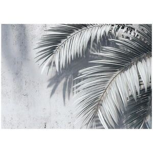 Wallarena FOTOTAPETA s listami betónovo sivá 300x210 cm vyobraziť