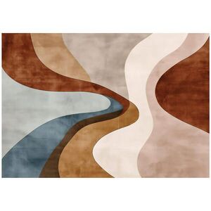 Wallarena FOTOTAPETA Art Deco Abstraktná hnedá 300x210 cm vyobraziť