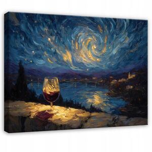 Wallarena OBRAZ na plátne Krajina modrá 60x40 cm vyobraziť