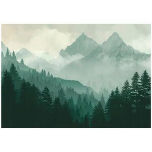 Wallarena FOTOTAPETA: Les Hory Zelená 400x280 cm vyobraziť