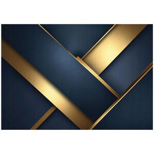 Wallarena ABSTRAKTNÁ geometrická fototapeta modrá 200x140 cm vyobraziť