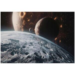 Wallarena FOTOTAPETA detská cosmos hnedá 416x254 cm vyobraziť