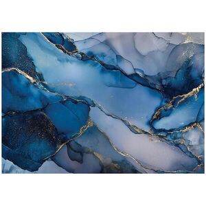 Wallarena FOTOTAPETA Mramor Glamour Blue 150x105 cm vyobraziť
