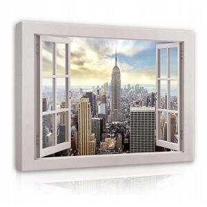 Wallarena OBRAZY NA PLÁTNE Obývacia izba s mestom New York 120x80 vyobraziť