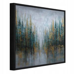 Wallarena ZARÁMOVANÉ obrazy lesných stromov zelené 50x50 cm vyobraziť