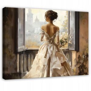 Wallarena OBRAZY NA PLÁTNE Žena Akvarel Modern 60x40 vyobraziť