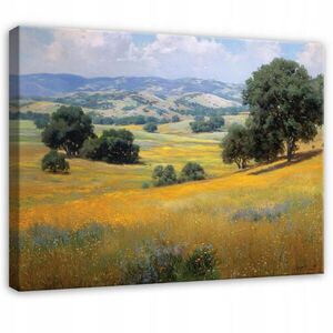 Wallarena TLAČ NA PLÁTNE Krajina Poľná zeleň 120x80 cm vyobraziť