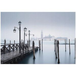 Wallarena FOTOTAPETA City Pier Grey 250x175 cm vyobraziť