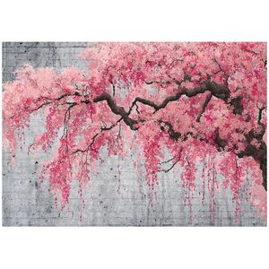 Wallarena FOTOTAPETA strom betón ružová 250x175 cm vyobraziť