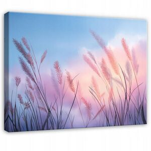 Wallarena TLAČ NA PLÁTNE Pampas Grass Prírodná ružová 120x80 cm vyobraziť