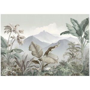 Wallarena FOTOTAPETA Jungle Mountains sivá 300x210 cm vyobraziť