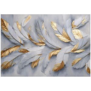 Wallarena FOTOTAPETA Perie Glamour Grey 250x175 cm vyobraziť