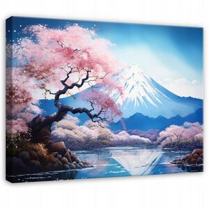 Wallarena TLAČ NA PLÁTNE Volcano Fiji Blue 100x70 cm vyobraziť