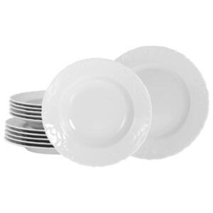 Creatable JEDÁLENSKÝ SERVIS Rokoko weiss 12-dielne vyobraziť