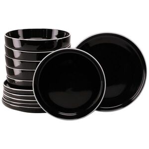 Creatable JEDÁLENSKÝ SERVIS Nordic Gourmet Schwarz 12-dielne vyobraziť