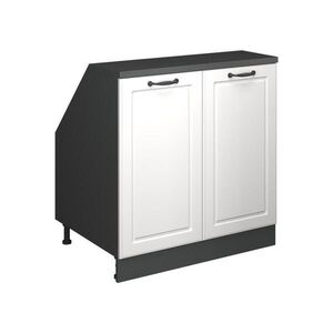 Vicco ŠIKMÁ SKRIŇA Rion Biely vidiecky dom 80 x 81.6 cm s 2 dverami, korpus skrine hĺbka 60 cm vyobraziť