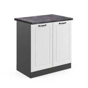 Vicco SPODNÁ SKRINKA POD DREZ R-Line Biely vidiecky dom 80 cm , AP Antracit vyobraziť