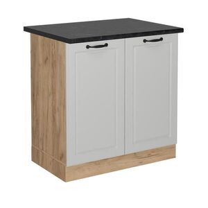 Vicco SPODNÁ SKRINKA POD DREZ R-Line Biely vidiecky dom 80 cm , AP Antracit vyobraziť