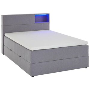 Xora BOXSPRINGOVÁ POSTEĽ, 140/200 cm, svetlosivá vyobraziť