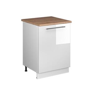 Vicco SPODNÁ SKRINKA POD DREZ Fame-Line, Biely vysoký lesk/biely, 60 cm vyobraziť