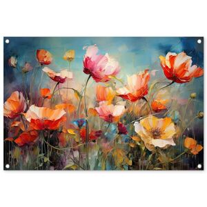 OnlyWow ZÁHRADNÝ PLAGÁT Kvety - Akvarel - Umenie - Botanické - Príroda 90x60 cm vyobraziť