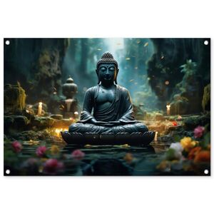 OnlyWow ZÁHRADNÝ PLAGÁT Budha - Socha - Budha - Zen - Umenie - Budha 90x60 cm vyobraziť