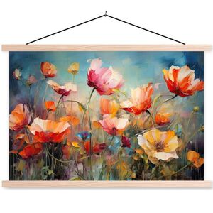 MuchoWow PLAGÁT S MAGNETICKÝMI LIŠTAMI Kvety - Akvarel - Umenie - Botanické - Príroda 60x40 cm vyobraziť
