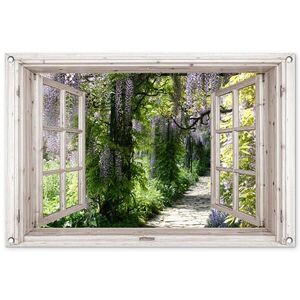OnlyWow ZÁHRADNÝ PLAGÁT Vistéria - Kvety - Pohľad - Strom - Jar 90x60 cm vyobraziť