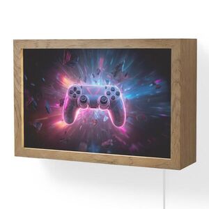 OnlyWow NÁSTENNÉ SVIETIDLO Ovládač - Neon - Explózia - Abstraktné 30x20 cm vyobraziť