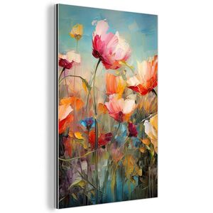 MuchoWow KOVOVÝ OBRAZ Kvety - Akvarel - Umenie - Botanické - Príroda 20x30 cm vyobraziť