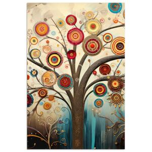 MuchoWow PLAGÁT Strom - Strom života - Farba 40x60 cm vyobraziť