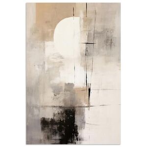 MuchoWow PLAGÁT Abstraktné - Umenie - Sivé 40x60 cm vyobraziť